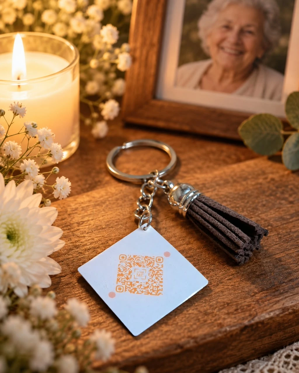 Flores como símbolo de recuerdo y homenaje